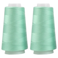 UNIQUE Premium OWL Coresa 45支2股縫紉線, 19 亮薄荷色, 2個