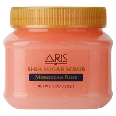 ARIS 乳木果糖身體磨砂膏 摩洛哥玫瑰, 1個, 510g