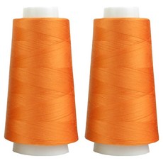 UNIQUE Premium OWL Coresa 45支2股縫紉線, 13 橘色, 2個