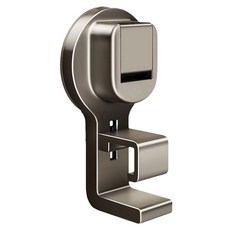 葉子小舖 吸盤臉盆掛勾, 1個, 灰色