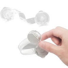 Mallang Baby 簡潔透明嬰兒抽屜安全鎖, 透明, 5個