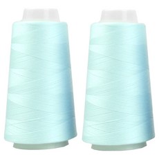 UNIQUE Premium OWL Coresa 45支2股縫紉線, 15 淺天空藍, 2個