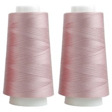 UNIQUE Premium OWL Coresa 45支2股縫紉線, 8 玫瑰粉, 2個