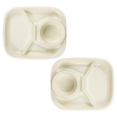 露營多功能分格盤 點心啤酒下酒菜盤 獨酌託盤, 2個, 方形