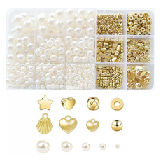 Some's Mine 飾品製作 圓珠 串珠 diy, 珍珠B, 1個