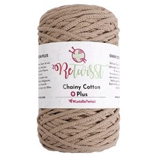 retwisst Chainy Cotton Plus 250g, 1個, 08 米色