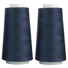 UNIQUE Premium OWL Coresa 45支2股縫紉線, 37 海軍藍, 2個