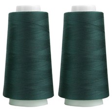 UNIQUE 高級 OWL 包芯線 45支2股 線, 23 深綠色, 2個