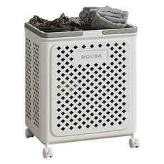 葉子小舖 摺疊髒衣籃, 白色