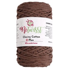 retwisst Chainy Cotton Plus 250g, 1個, 35 深棕色