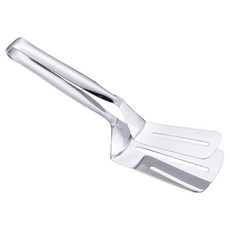 살림의기술 올스텐 집게형 뒤집개, 실버, 1개