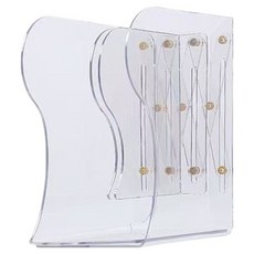 모하코 접이식 북엔드, 투명