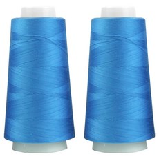 UNIQUE Premium OWL Coresa 45支2股縫紉線, 17 海藍色, 2個