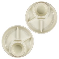 露營多功能分隔盤 甜點 啤酒 下酒菜 盤子 獨酌 托盤, 2個, 圓形