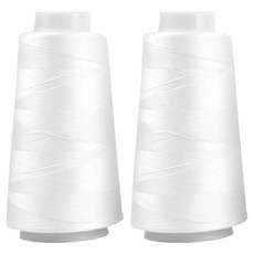 UNIQUE 高級 OWL 包芯線 45支2股 線, 1 白色, 2個