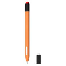 KODACHIEF 심플 애플펜슬 커버 애플펜슬 2세대, 캡 오렌지, 1개