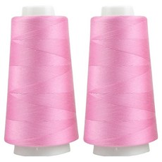 UNIQUE 高級 OWL 包芯線 45支2股 線, 5 粉紅色, 2個