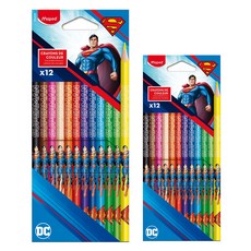 超人色鉛筆, 2個, 12色