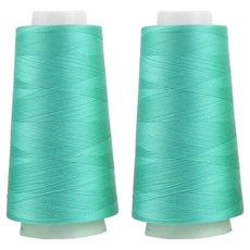 UNIQUE Premium OWL Coresa 45支2股縫紉線, 20 薄荷色, 2個