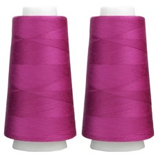 UNIQUE Premium OWL Coresa 45支2股縫紉線, 28 紫色, 2個