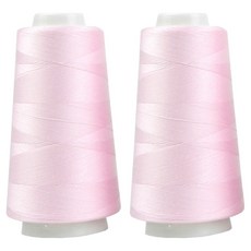 유니크 프리미엄 OWL 코아사 45수 2합 실, 4 라이트핑크, 2개