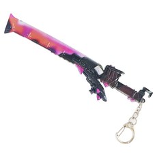 agaplus 金屬戰鬥武器鑰匙圈, 1個, 隨機出貨