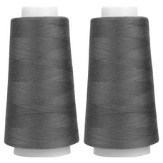 UNIQUE Premium OWL Coresa 45支2股縫紉線, 40 深灰色, 2個