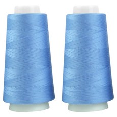 UNIQUE Premium OWL Coresa 45支2股縫紉線, 16 天空藍, 2個