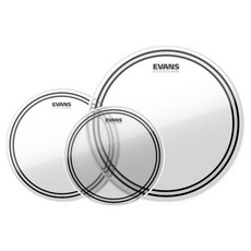 EVANS 鼓皮 中音鼓皮套裝 10 12 16" 組 ETP-EC2SCLR-R, 1套, 混合色