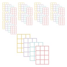 Superssam 艾普伊的可撕式卡紙 Eduplay A4 3 x 4, A4 3x4, 1套