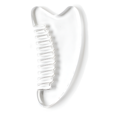 바이데 實用美顏臉部刮痧按摩器 透明3, 1個, 單一顏色