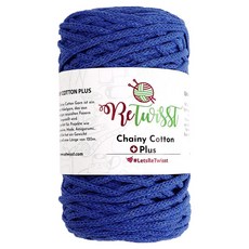 리트위스트 체이니 코튼 플러스 250g, 19 블루, 1개