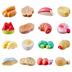 PDS居家裝飾 便當食玩 微縮模型 室內裝飾 裝飾道具 各式小菜套餐, 1套, 混合顏色