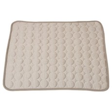 애와니 반려동물 편안한 쿨매트 둥근 패턴, 그레이, 1개