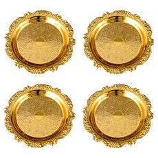 Allode 復古家居托盤 4件組, 1 金色