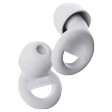 Luneon 簡潔防噪音睡眠耳塞 白色, 1套, 2入