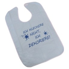 플렉스라인 노인 환자 성인용 턱받이, 블루, 1개