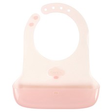 베니르아이 구름 실리콘 턱받이, 핑크, 1개, 1개입