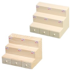 PDS居家超市 3層貨架 展示架 微型 市場 商店 裝飾 道具, 1套, 混合色