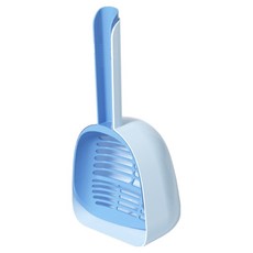 Hataesmall 貓咪潔淨貓砂鏟套組, 1套, 藍色