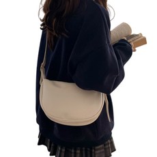 MDMS 高級感馬鞍包, 白色