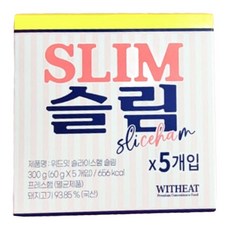 위드잇 슬라이스햄 슬림, 5개, 60g, 햄