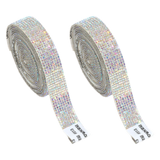 Khohimo 貼紙式雷射可裁剪DIY水鑽條組 180cm 5W0448, 1套, 混色