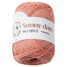 Knitt Sunny Days 紗線 60g, 17 珊瑚桃色, 1個