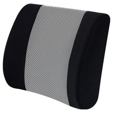 POWER 冰涼記憶海棉護腰墊 PW-206, 1個, 灰色