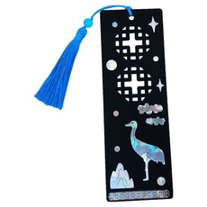 자개 스티커 문양 책갈피만들기 십장생 01, 고리(랜덤발송), 책갈피(랜덤발송), 스티커(혼합색상), 5개