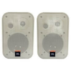 제이비엘 매장용 카페 벽걸이 업소 스피커 2p + 브라켓 2p 세트, Control 1 pro, 화이트 Control 1 pro, 화이트