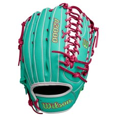 Wilson 2025年春季 A2000 OT7SS 內野手手套 左投用 WBW1025531275, 1個, 薄荷綠