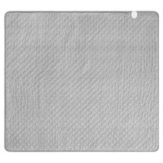 눕자 카본 탄소매트 전기요장판 라이트그레이 TW-2007, 라지킹(180 x 200 cm)