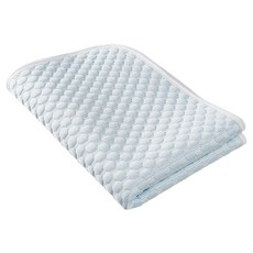 요런개 반려동물 폭신한 단색 아이스 매트, 01. 블루, 1개